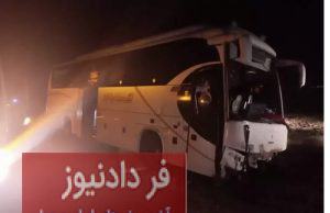 حادثه مرگبار برخورد تریلی با اتوبوس دهدشت_ تهران/ ۸ فوتی و ۱۶ مصدوم